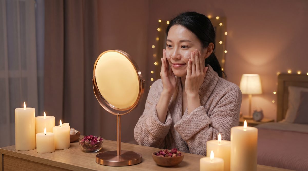 香蕉视频夜间护肤视频演示，女性自我照顾生活视频，温暖疗愈氛围，www.fad9to9.cn